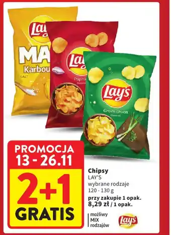 Intermarche Chipsy lay's oferta