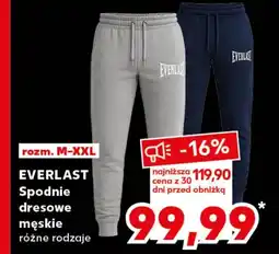 Kaufland Spodnie dresowe Everlast oferta