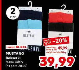 Kaufland Bokserki Mustang oferta