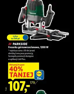 Lidl Frezarka górnowrzecionowa Parkside oferta