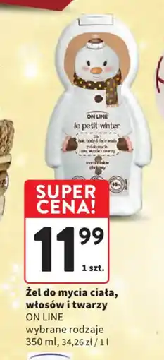Intermarche Żel do mycia ciała, włosów i twarzy on line oferta