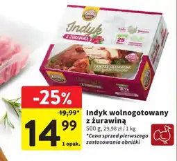 Intermarche Indyk wolnogotowany z żurawiną oferta