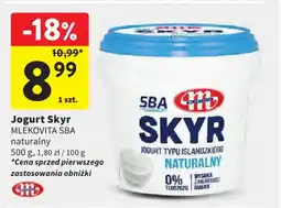 Intermarche Jogurt skyr mlekovita sba naturalny oferta