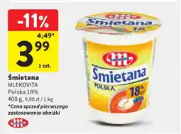 Intermarche Śmietana mlekovita oferta