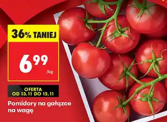 Pomidory na gałązce na wagę