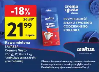 Intermarche Kawa mielona lavazza oferta