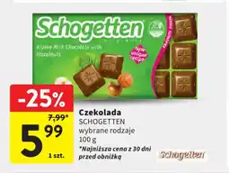Intermarche Czekolada schogetten oferta