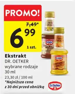 Intermarche Ekstrakt dr. oetker oferta