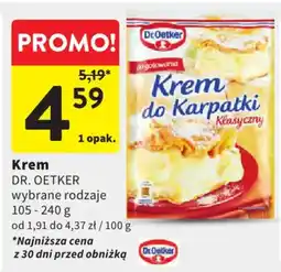 Intermarche Krem dr. oetker oferta