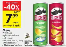 Intermarche Chipsy pringles oferta