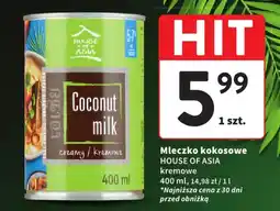 Intermarche Mleczko kokosowe house of asia kremowe oferta