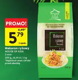 Intermarche Makaron ryżowy house of asia 5 mm oferta