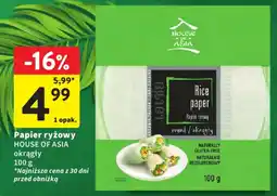 Intermarche Papier ryżowy house of asia okrągły oferta