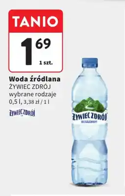 Intermarche Woda źródlana żywiec zdrój oferta