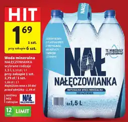 Intermarche Woda mineralna nałęczowianka oferta