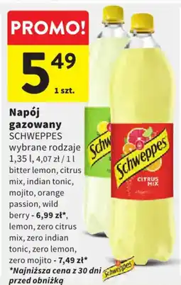 Intermarche Napój gazowany schweppes oferta