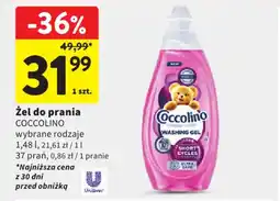 Intermarche Żel do prania coccolino oferta
