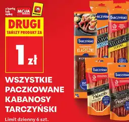Biedronka Kabanosy Tarczyński oferta