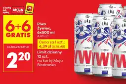 Biedronka Piwo Zywiec oferta