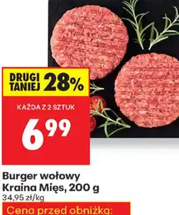 Biedronka Burger wołowy oferta