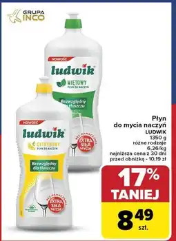 Carrefour Płyn do mycia naczyń cytrynowy Ludwik oferta