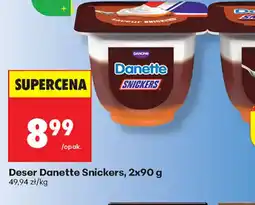 Biedronka Deser Danette Snickers oferta