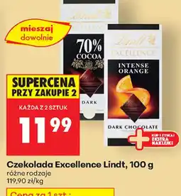 Biedronka Czekolada Excellence Lindt oferta