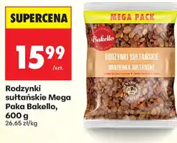 Biedronka Rodzynki sułtańskie Mega Paka Bakella oferta