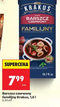 Biedronka Barszcz czerwony familijny Krakus oferta