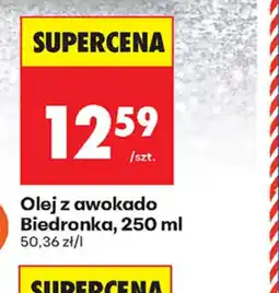 Biedronka Olej z awokado oferta