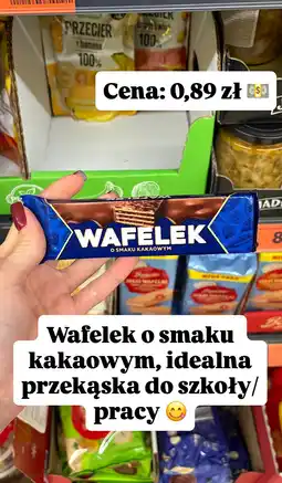 Biedronka Wafelek o smaku kakaowym Biedronka oferta
