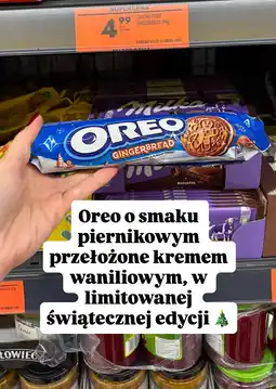 Biedronka Ciastka Oreo Gingerbread oferta