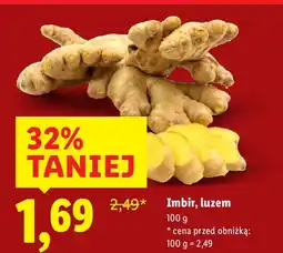 Lidl Imbir, luzem Lidl oferta