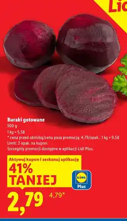 Lidl Buraki gotowane 500 g Lidl oferta
