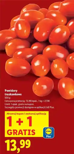 Lidl Pomidory truskawkowe 500 g Lidl oferta