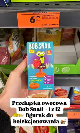 Biedronka Przekąska owocowa Bob Snail z zabawką oferta
