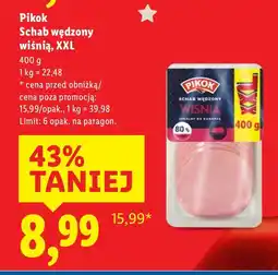 Lidl Schab wędzony wiśnią XXL Pikok oferta