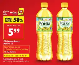 Biedronka Olej rzepakowy 1l Polski oferta