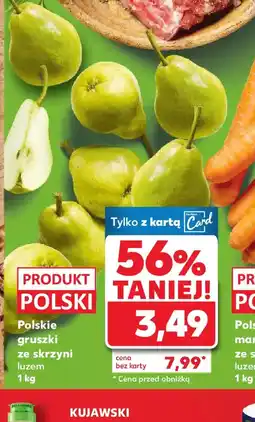 Kaufland Polskie gruszki oferta