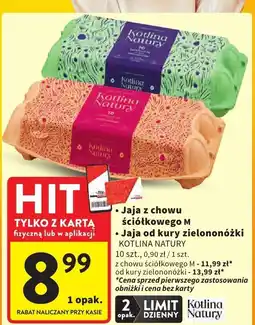 Intermarche Jaja od kury zielononóżki Kotlina Natury oferta