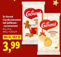 Lidl Ciastka korzenne jabłkowo-cynamonowe Dr Gerard oferta