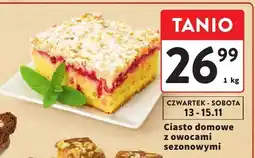 Intermarche Ciasto domowe z owocami sezonowymi Intermarche oferta