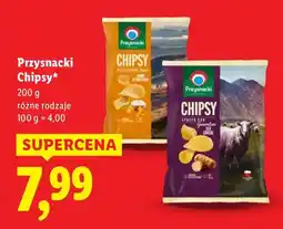 Lidl Chipsy Przysnacki oferta