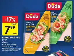 Intermarche Szynka drobiowa DUDA plastry wybrane rodzaje oferta