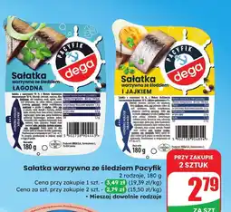 Dino Sałatka warzywna ze śledziem łagodna Dega oferta