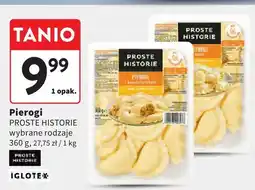 Intermarche Pierogi PROSTE HISTORIE wybrane rodzaje oferta
