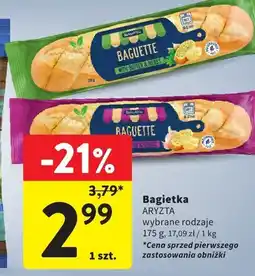 Intermarche Bagietka ARYZTA wybrane rodzaje oferta