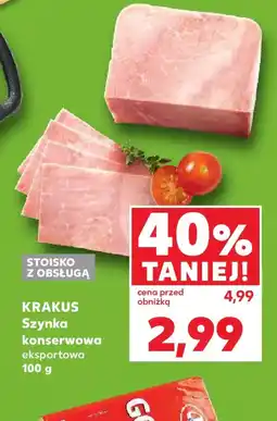 Kaufland KRAKUS Szynka konserwowa oferta
