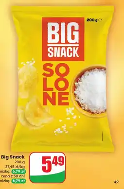 Dino Chipsy solone 200 g Big Snack oferta