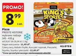 Intermarche Pizza PROSTE HISTORIE wybrane rodzaje oferta
